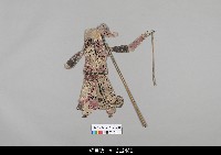 藏品(中國湖北皮影戲偶身-武旦)的圖片